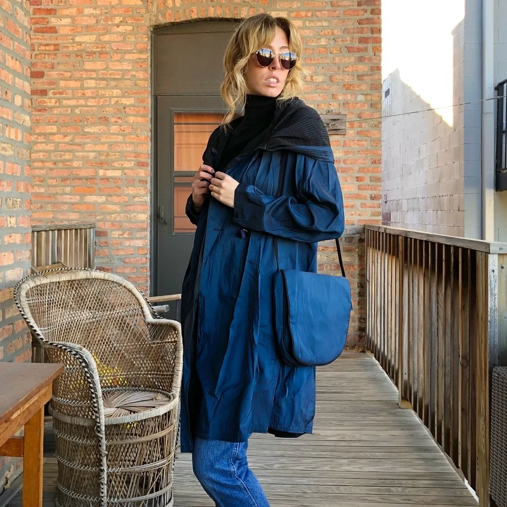 Mycra Pac Donatella Raincoat In Sapphire - Picture 2 of 8